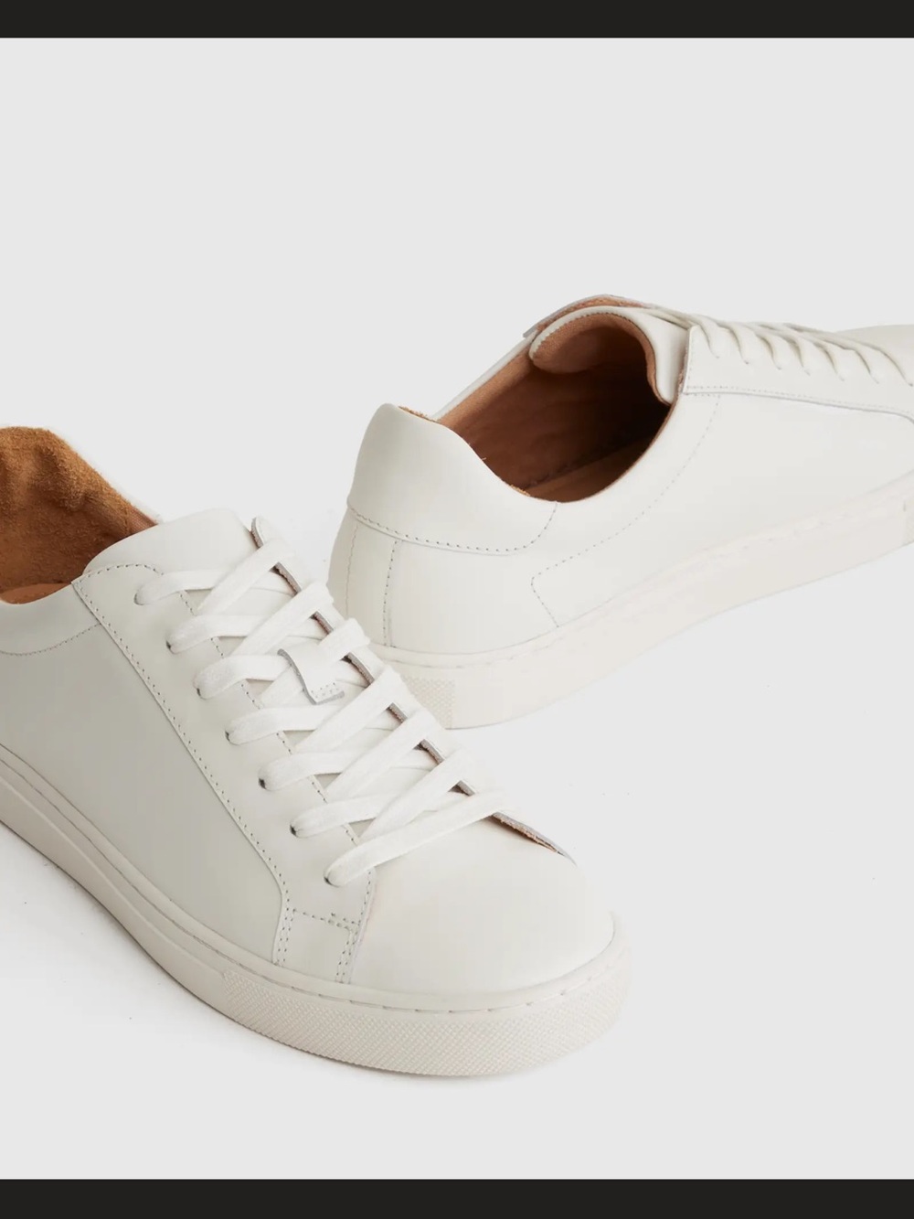 Quince Women's Leather Sneakers in White